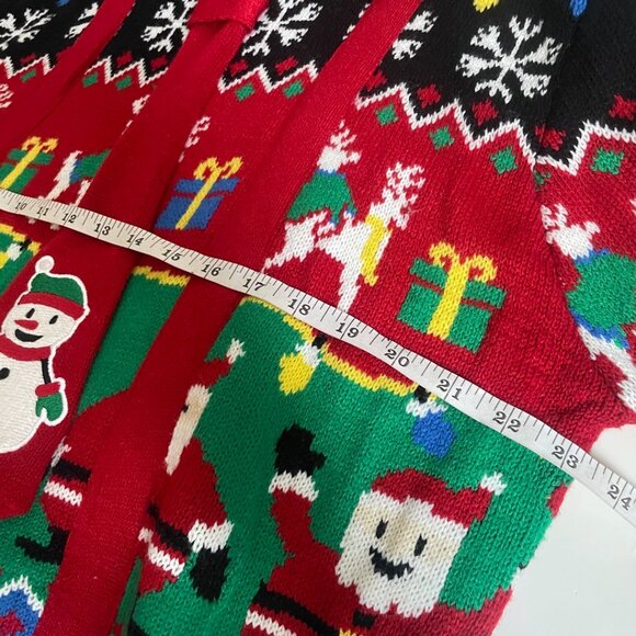 Ugly Christmas Sweater – Snowman Tie Suspender Design - Picture 9 of 10